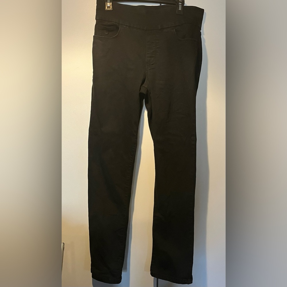 Gloria Vanderbilt Women's Dark Jeans (Amanda Pull On) 29 1/2” inseam